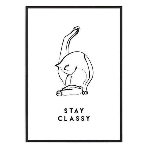 A4 Poster - Stay Classy Krossproducts | De online winkel voor hebbedingetjes