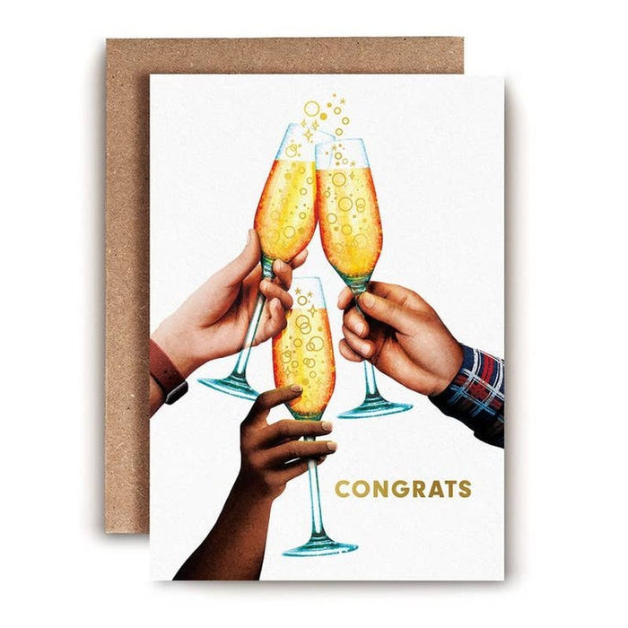 Kaart Congrats | Champagne