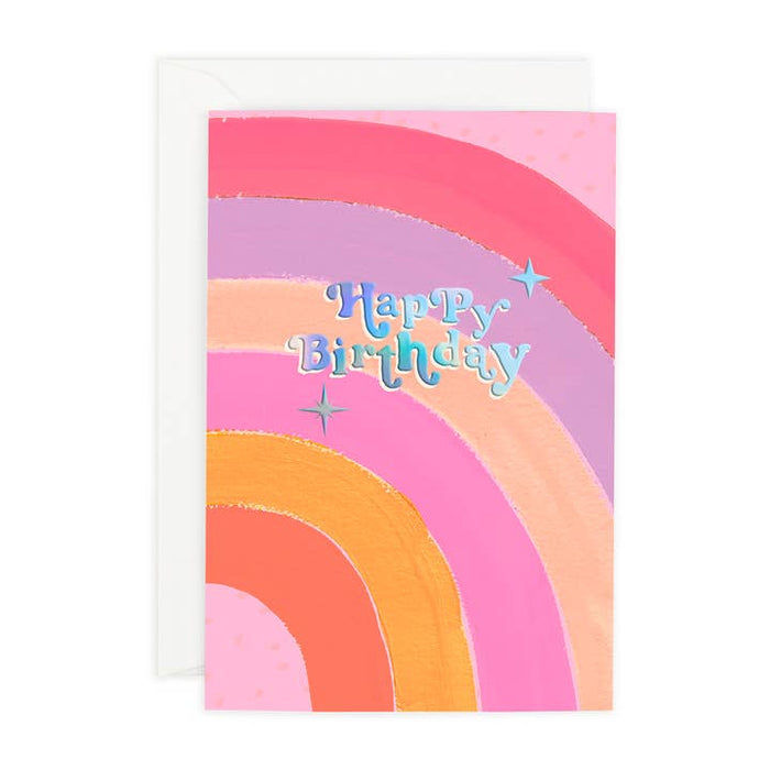 Kaart Happy Birthday | Funky Rainbow