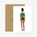 Kaart Naked Girl With Plant Krossproducts | De online winkel voor hebbedingetjes