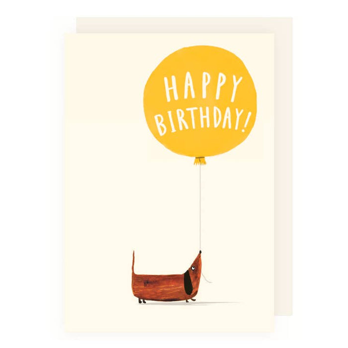 Kaart Happy Birthday Dachshund