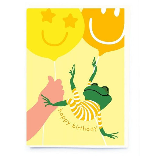 Kaart Frog and Balloons Krossproducts | De online winkel voor hebbedingetjes
