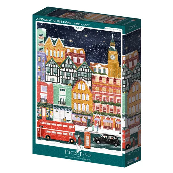 Pieces & Peace London At Christmas Puzzel 1000 Stukjes