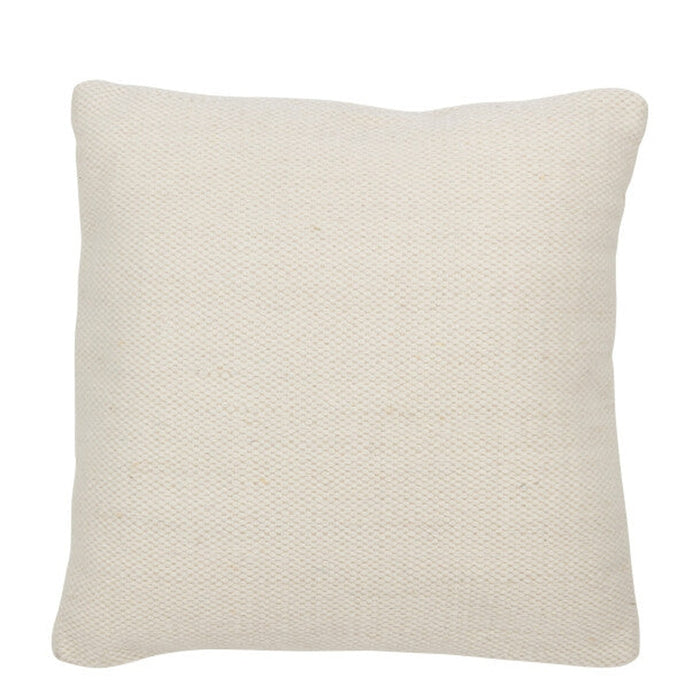 Coussin laine tissée | Crème