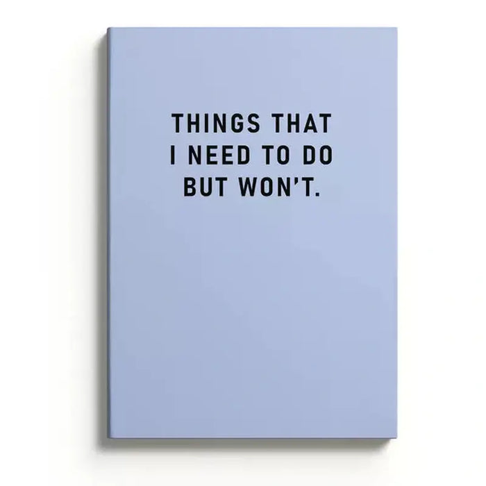 A5 Notitieboek Things I Need To Do