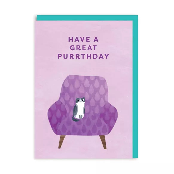 Kaart Have A Great Purrthday