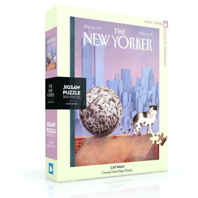 New York Puzzle Company Cat Walk Puzzel 500 Stukjes | New Yorker Cover