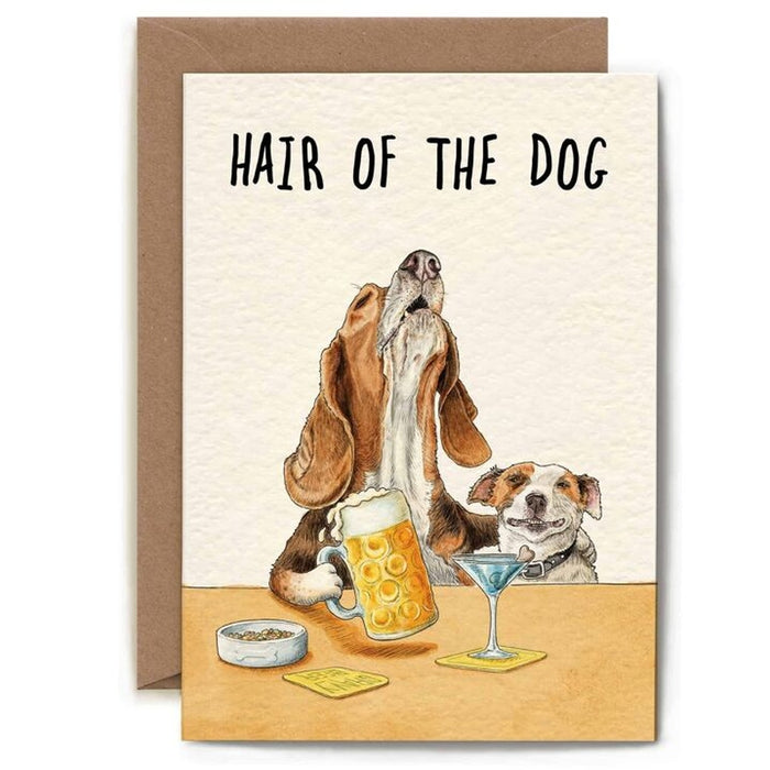 Carte les cheveux du chien