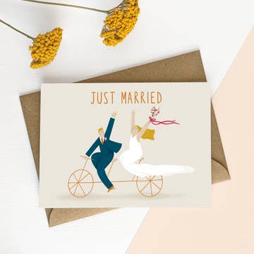 Carte juste mariée