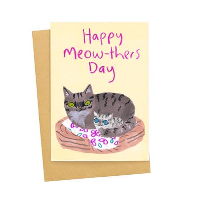 Kaart Happy Meow-thers Day
