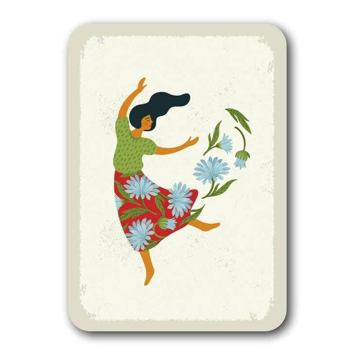 Kaart Flower Dance | Zonder Envelop