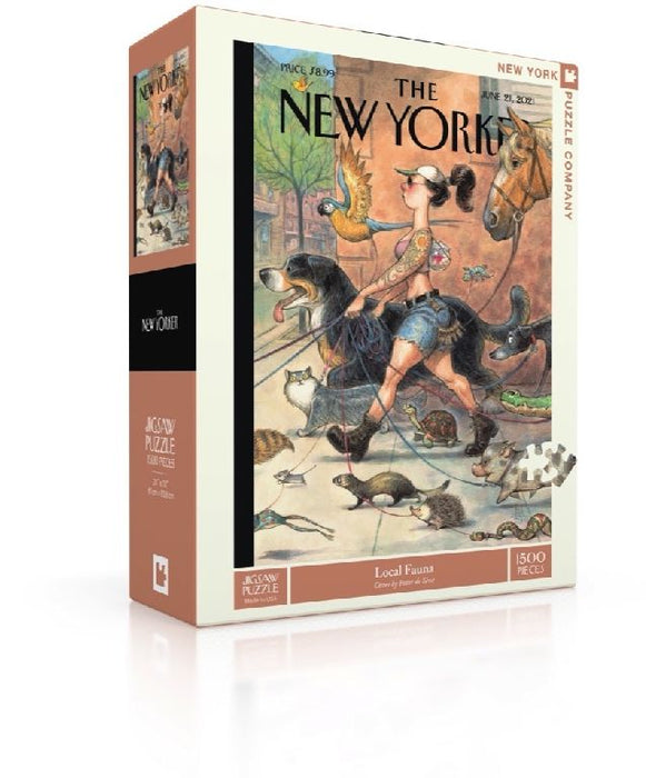 New York Puzzle Company Puzzle de la faune locale 1500 pièces