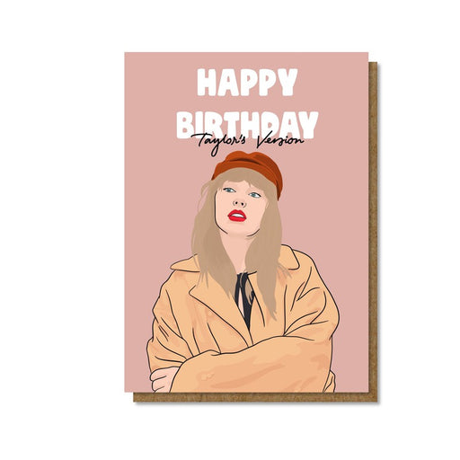 Kaart Happy Birthday Taylor's Version | Taylor Swift Krossproducts | De online winkel voor hebbedingetjes