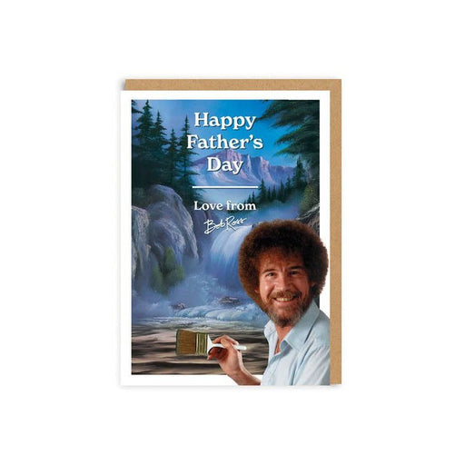 Kaart Happy Father's Day | Bob Ross Krossproducts | De online winkel voor hebbedingetjes