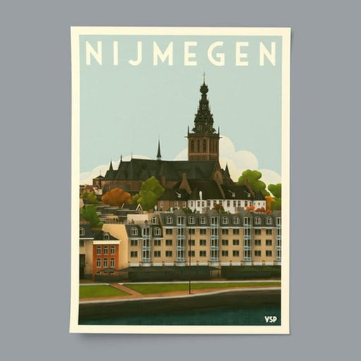 Vintage Stadsposter Nijmegen Krossproducts | De online winkel voor hebbedingetjes