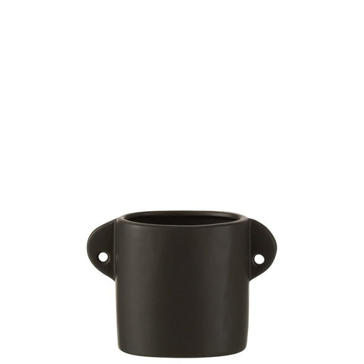 J-Line Pot Renaissance Keramiek Zwart Krossproducts | De online winkel voor hebbedingetjes