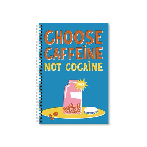 Notitieboekje Choose Caffeine Not Cocaine | A5 Krossproducts | De online winkel voor hebbedingetjes