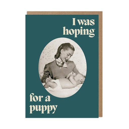Kaart I Was Hoping For A Puppy Krossproducts | De online winkel voor hebbedingetjes