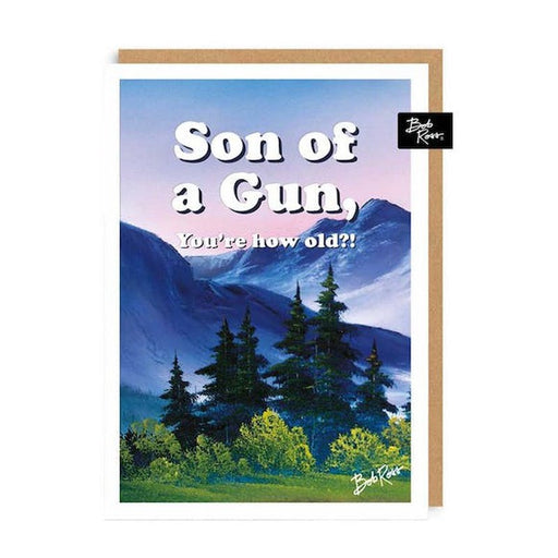 Kaart Son Of A Gun | Bob Ross Krossproducts | De online winkel voor hebbedingetjes