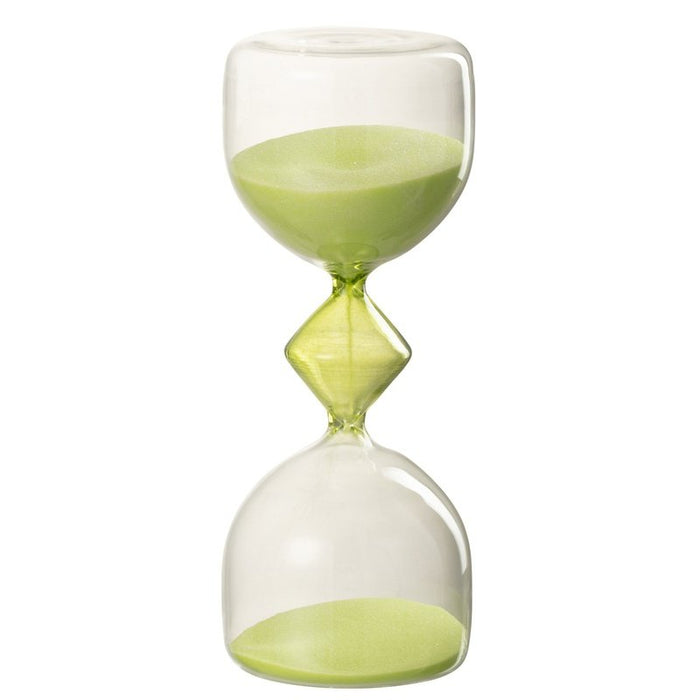 J-Line Zandloper Glas Groen | 10 min. Krossproducts | De online winkel voor hebbedingetjes