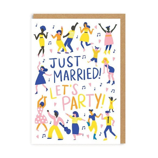 Kaart Just Married! Let's Party! Krossproducts | De online winkel voor hebbedingetjes