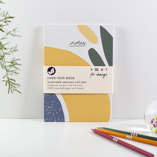 VENT for Change Recycled Paper and Card Lined A5 Notes Notitieboekje | Olive Krossproducts | De online winkel voor hebbedingetjes