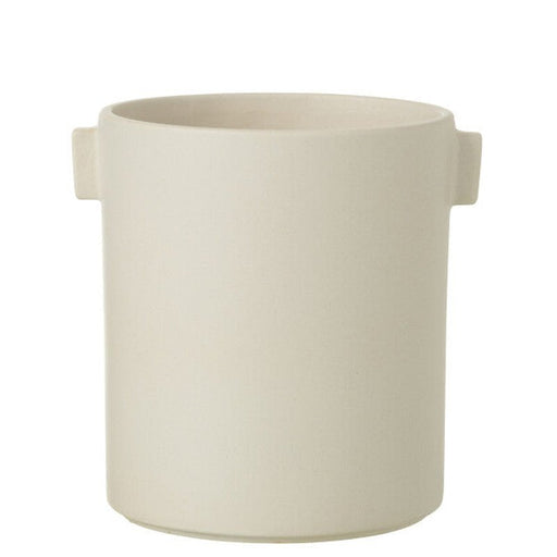 J-Line Flower Pot Handle Stoneware White Krossproducts | De online winkel voor hebbedingetjes