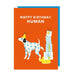 Kaart Happy Birthday, Human Krossproducts | De online winkel voor hebbedingetjes
