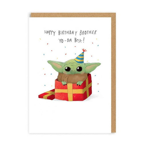 Kaart Happy Birthday Brother | Yoda Krossproducts | De online winkel voor hebbedingetjes