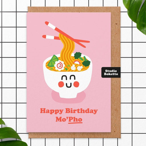 Kaart Happy Birthday Mo'Pho Krossproducts | De online winkel voor hebbedingetjes