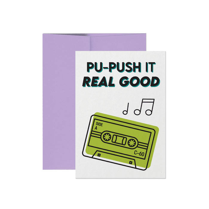 Kaart Pu-push It Real Good Krossproducts | De online winkel voor hebbedingetjes