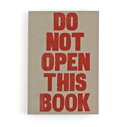 Notitieboek Do Not Open This Book Krossproducts | De online winkel voor hebbedingetjes