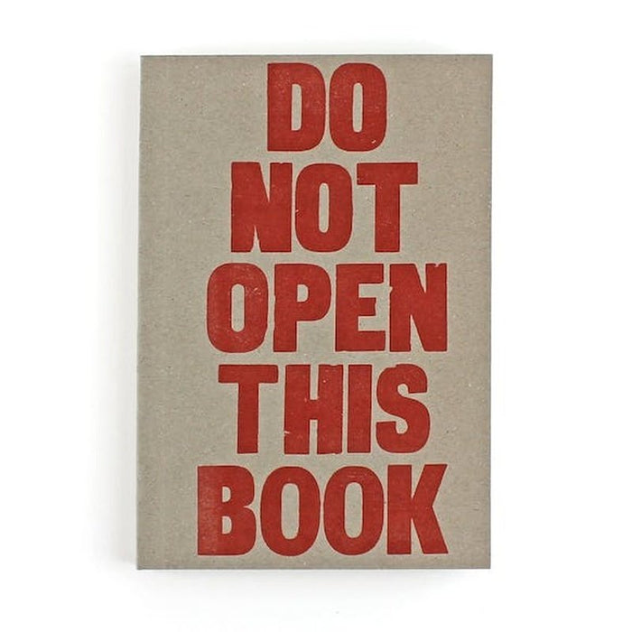 Notitieboek Do Not Open This Book Krossproducts | De online winkel voor hebbedingetjes