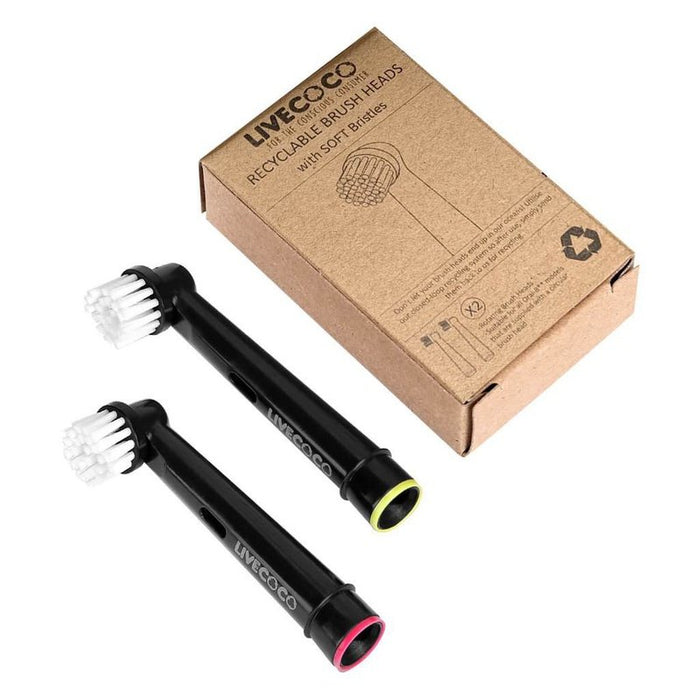 LiveCoco Recyclebare opzetborstels zachte haren - compatibel met Oral-B Krossproducts | De online winkel voor hebbedingetjes