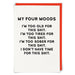 Kaart My Four Moods Krossproducts | De online winkel voor hebbedingetjes