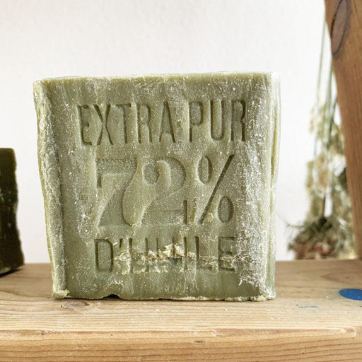 Chamarrel | zeep de Marseille Olive extra puur 72% cube | Krossproducts | De online winkel voor hebbedingetjes