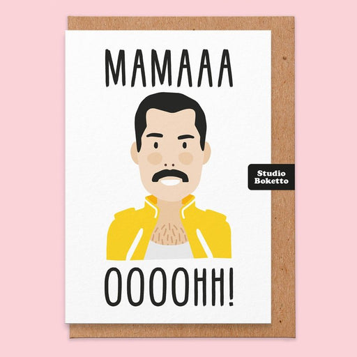 Kaart Freddie Mercury | Mamaaa Oooohh! Krossproducts | De online winkel voor hebbedingetjes