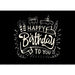 Happy birthday Black Kaart Krossproducts | De online winkel voor hebbedingetjes