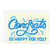 Kaart Congrats So Happy For You Krossproducts | De online winkel voor hebbedingetjes
