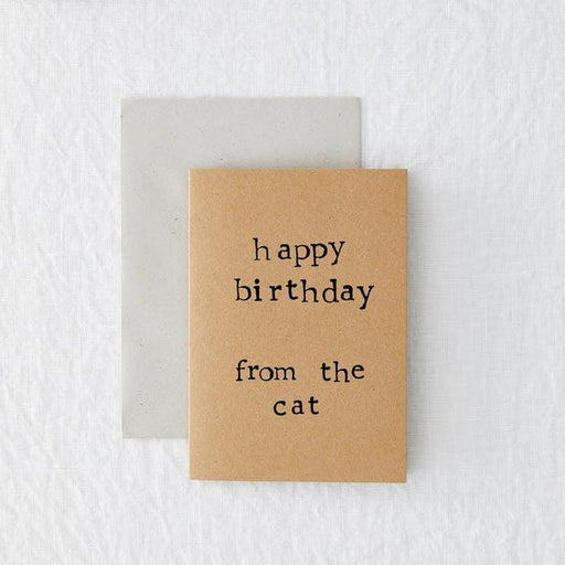 Kaart Happy Birthday From The Cat Krossproducts | De online winkel voor hebbedingetjes