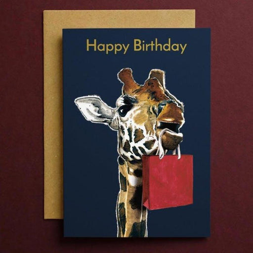 Kaart Happy Birthday Giraffe Krossproducts | De online winkel voor hebbedingetjes