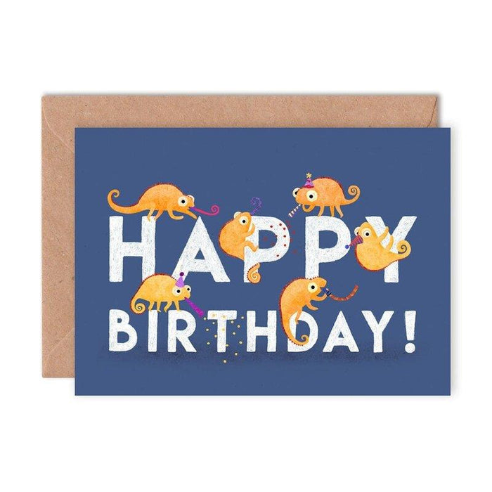 Kaart Happy Birthday | Kameleons Krossproducts | De online winkel voor hebbedingetjes