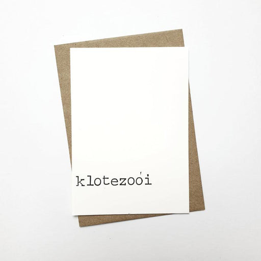 Kaart Klotezooi Krossproducts | De online winkel voor hebbedingetjes