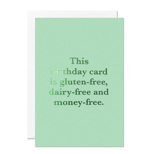 Kaart This Birthday Card is Gluten-Free... Krossproducts | De online winkel voor hebbedingetjes