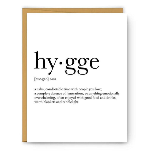 Kaart Woordenboekdefinitie Hygge Krossproducts | De online winkel voor hebbedingetjes