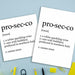 Kaart Woordenboekdefinitie Prosecco - A6 Krossproducts | De online winkel voor hebbedingetjes