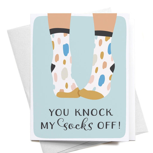 Kaart You Knock My Socks Off Krossproducts | De online winkel voor hebbedingetjes