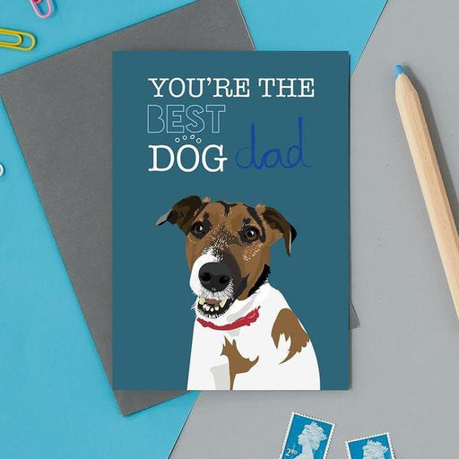 Kaart You're The Best Dog Dad Krossproducts | De online winkel voor hebbedingetjes
