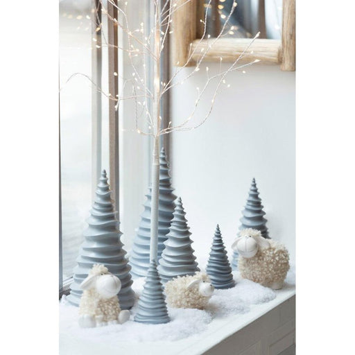 Kerstboom poly lichtgrijs - 23,5cm Krossproducts | De online winkel voor hebbedingetjes