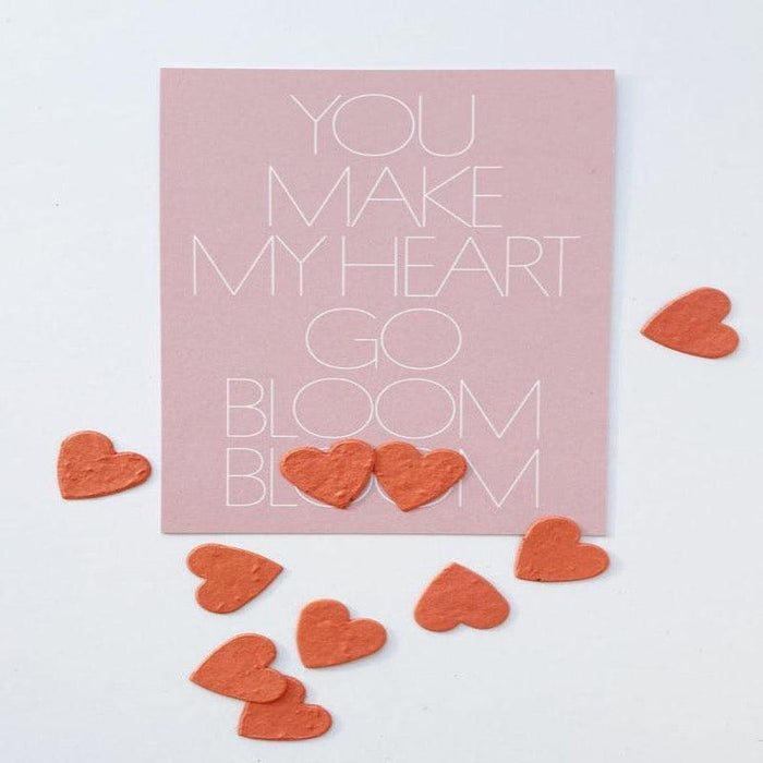 Send & Grow Kaart | You Make My Heart Go Bloom Bloom Krossproducts | De online winkel voor hebbedingetjes